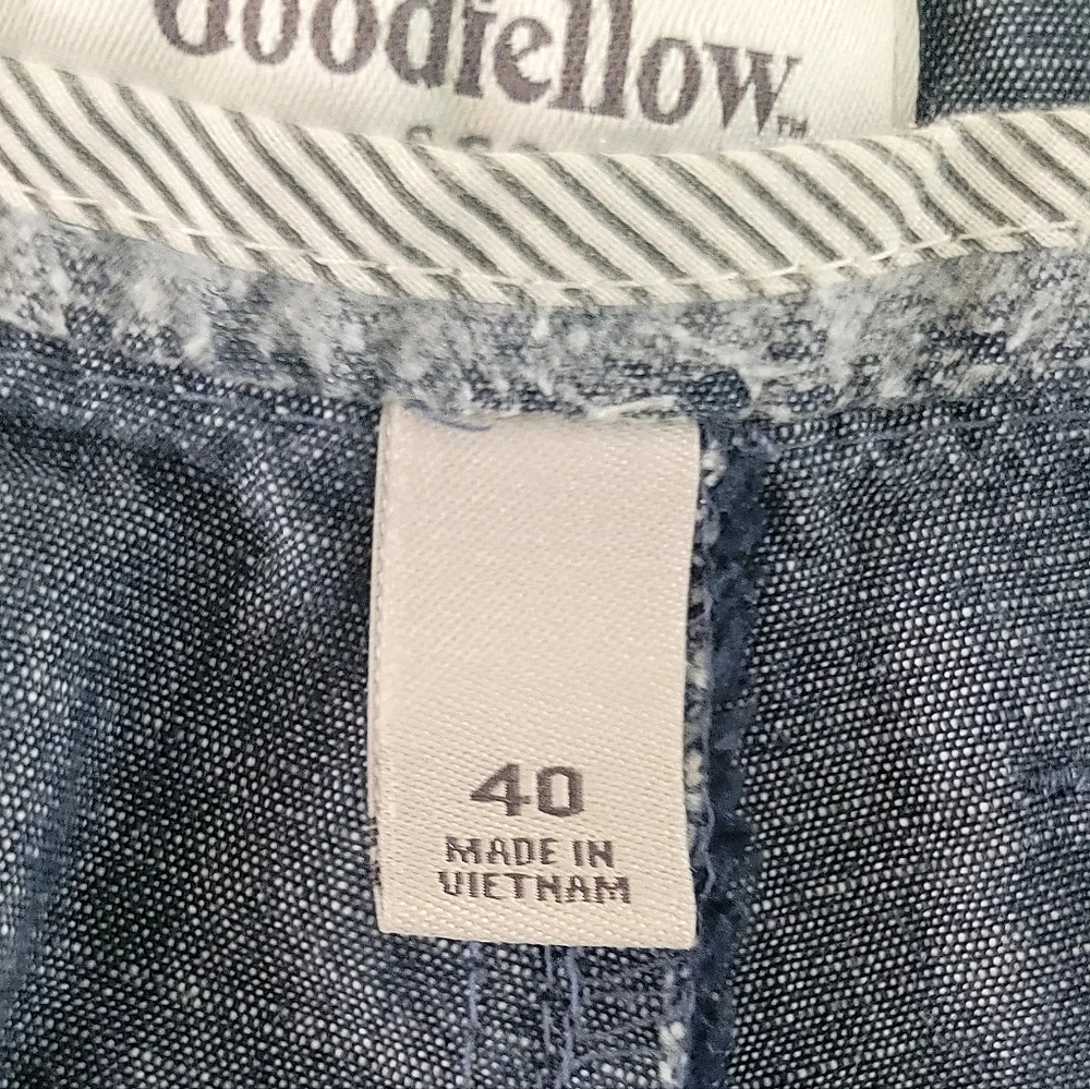 Goodfellow & Co.  Mens' Linden Blue Shorts 9" Inseam size 40 - Picture 8 of 9